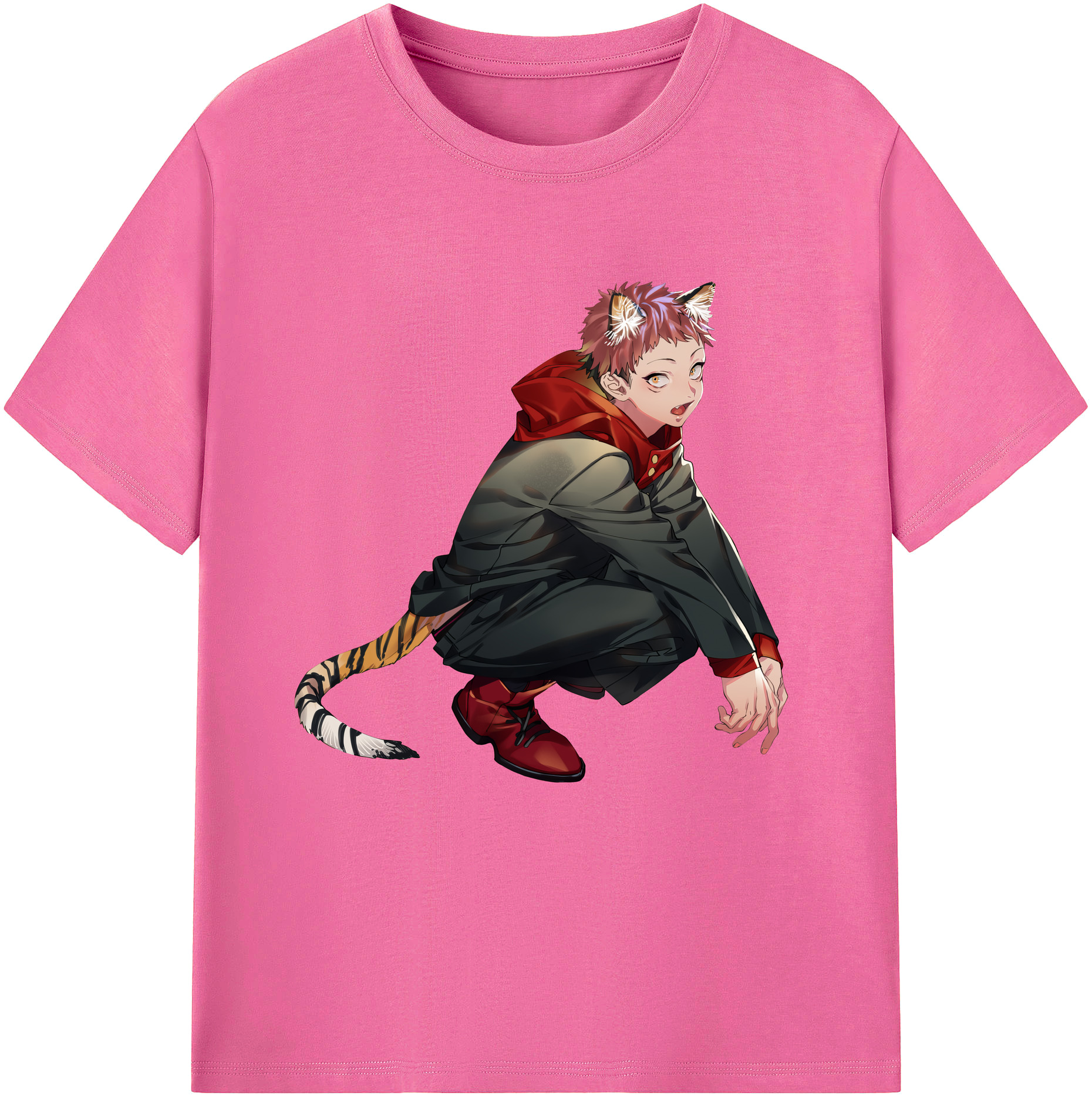 （画像用） 呪術廻戦 Jujutsu Kaisen レディースカジュアルプリントTシャツ（綿100％）
